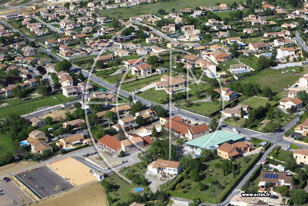 Photo arienne de Saint-Christol-ls-Als (Montze)
