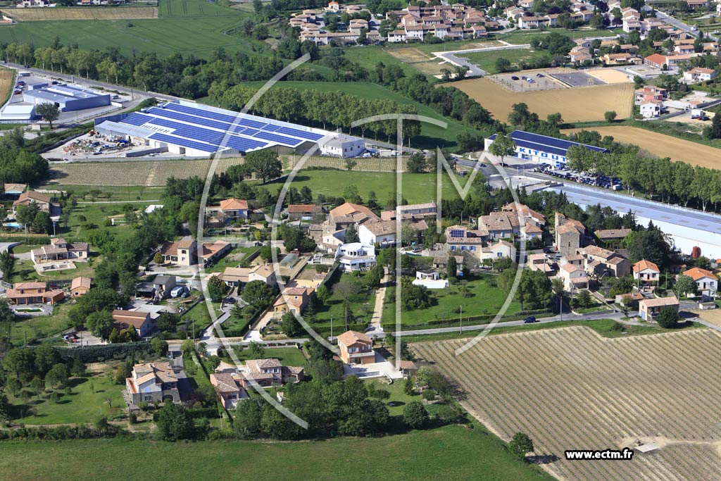 Photo arienne de Saint-Christol-ls-Als (Vermeil)