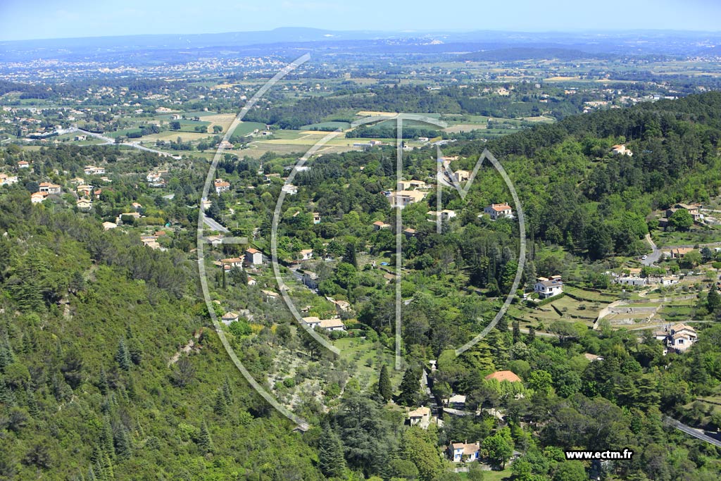 Photo arienne de Anduze (L'Arbousset)