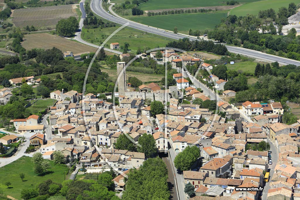 Photo arienne de Boucoiran-et-Nozires (Boucoiran)