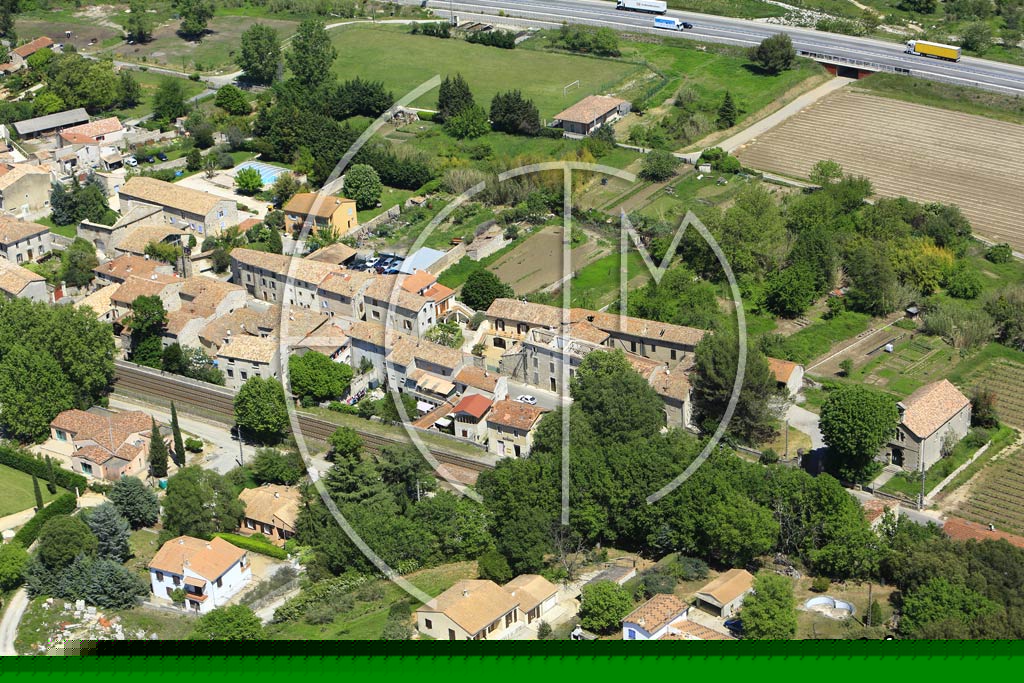 Photo arienne de Boucoiran-et-Nozires (Boucoiran)