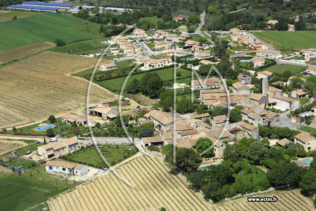Photo arienne de Garrigues-Sainte-Eulalie (Sainte Eulalie)