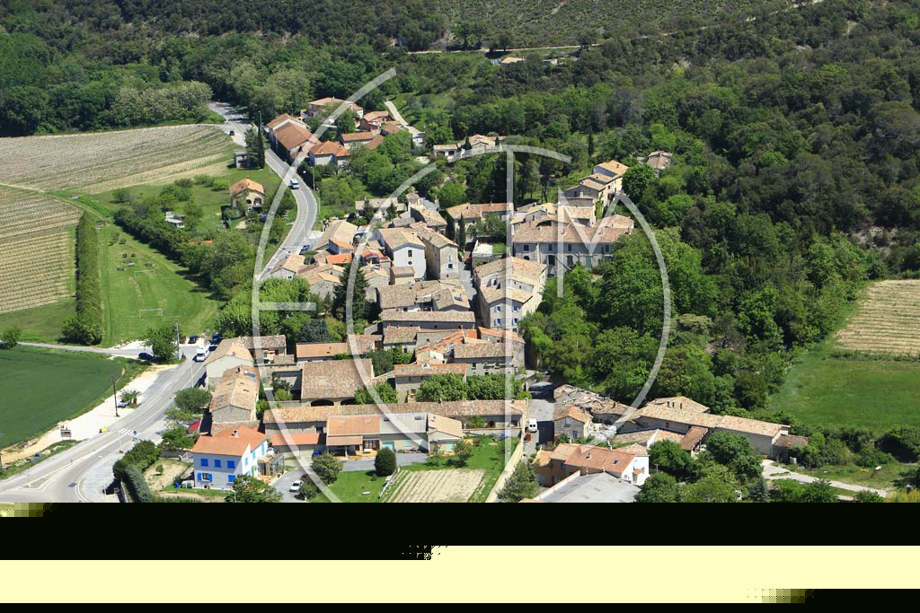 Photo arienne de Marujols-ls-Gardon