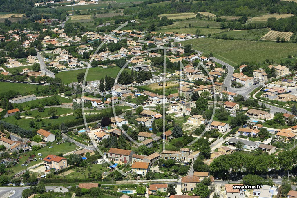 Photo arienne de Moussac