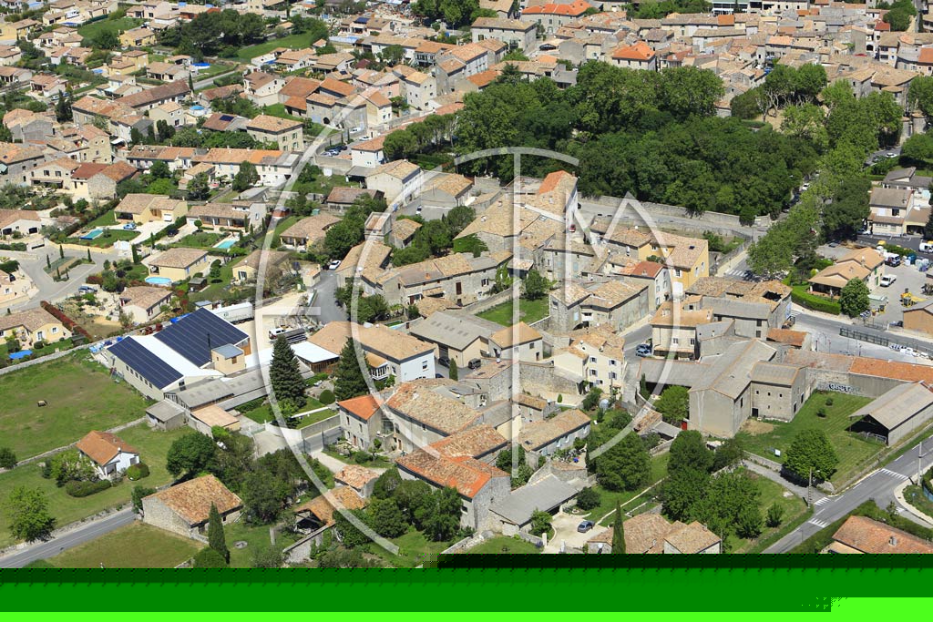 Photo arienne de Saint-Chaptes