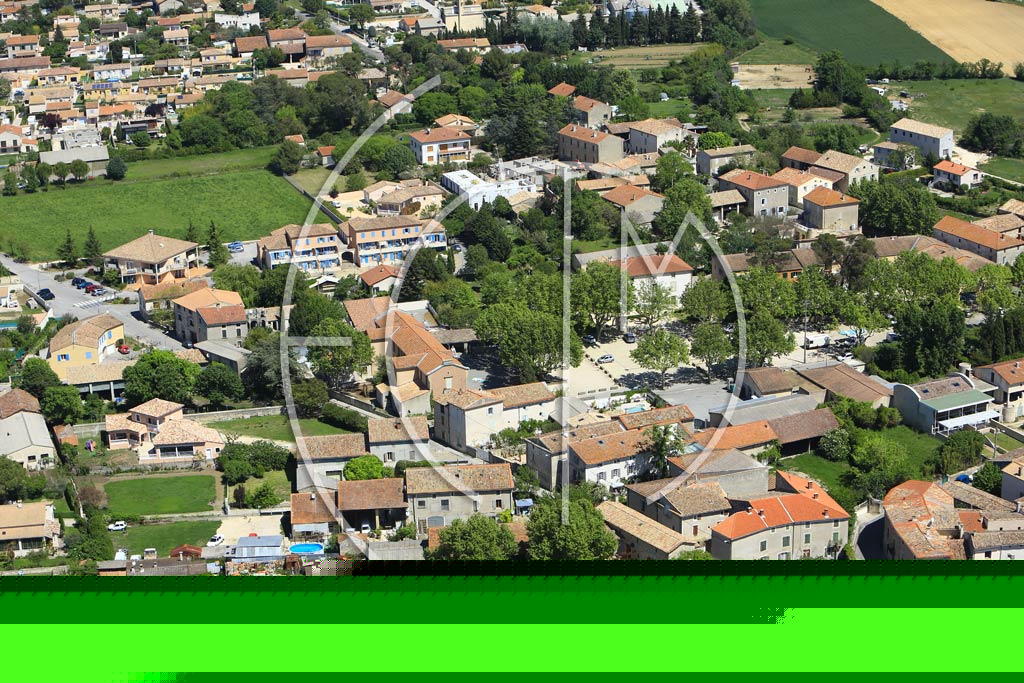 Photo arienne de Saint-Chaptes