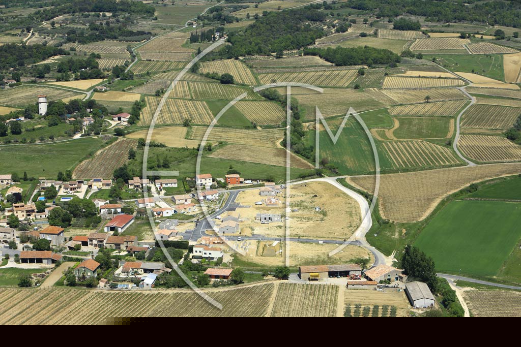 Photo arienne de Saint-Csaire-de-Gauzignan