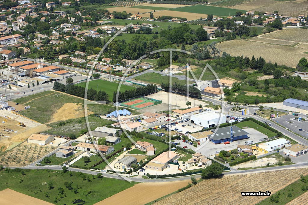 Photo arienne de Saint-Gnies-de-Malgoirs