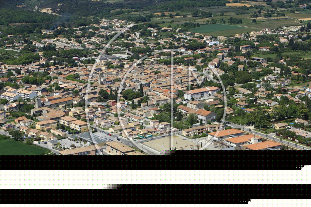 Photo arienne de Saint-Gnies-de-Malgoirs