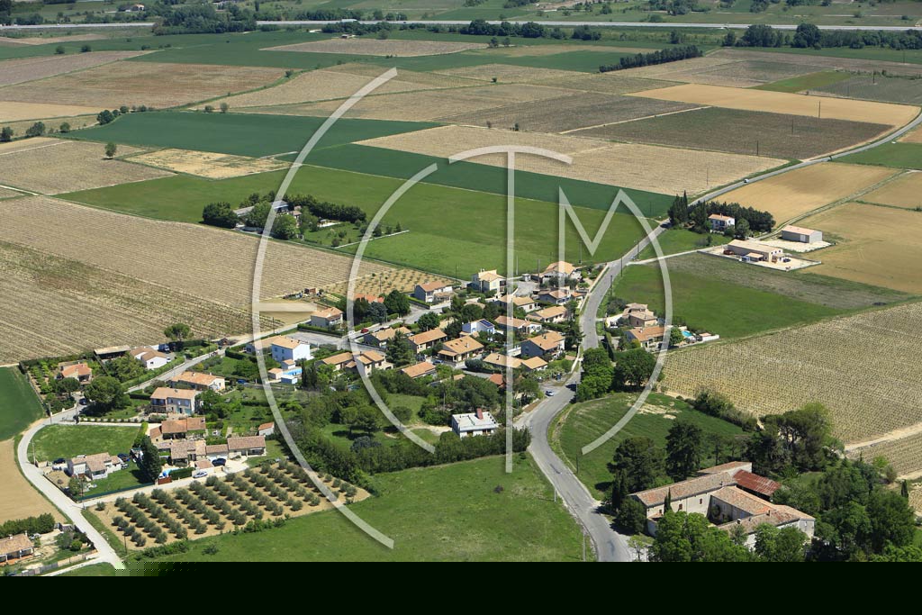 Photo arienne de Saint-Gnies-de-Malgoirs