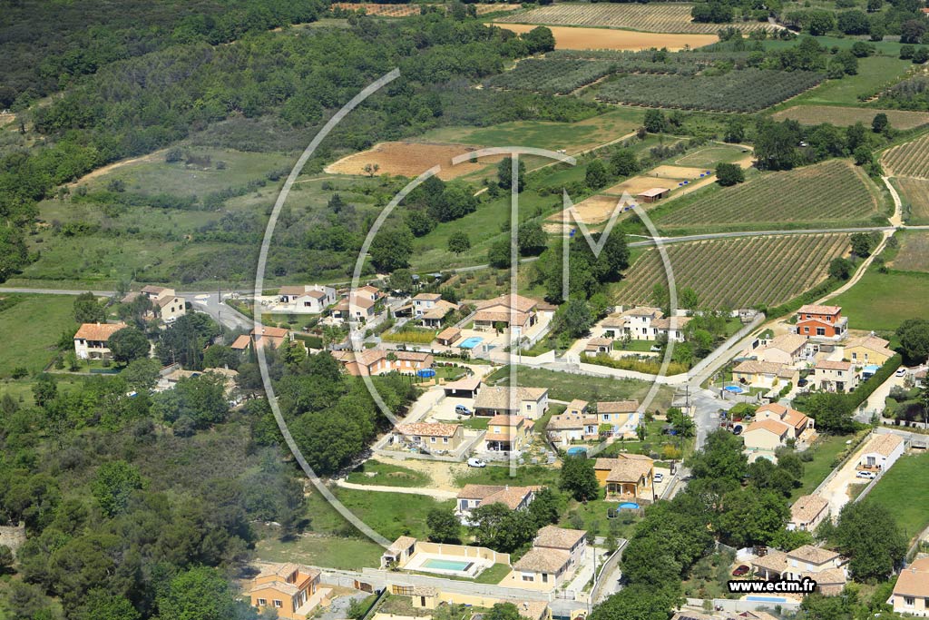 Photo arienne de Saint-Gnies-de-Malgoirs