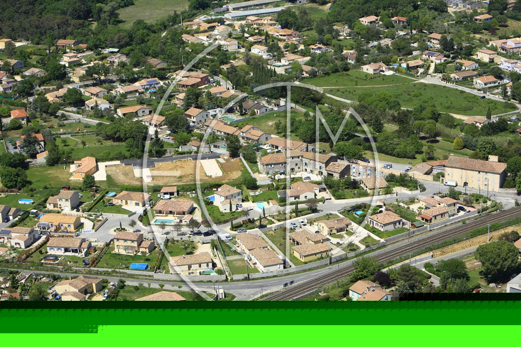 Photo arienne de Saint-Gnies-de-Malgoirs