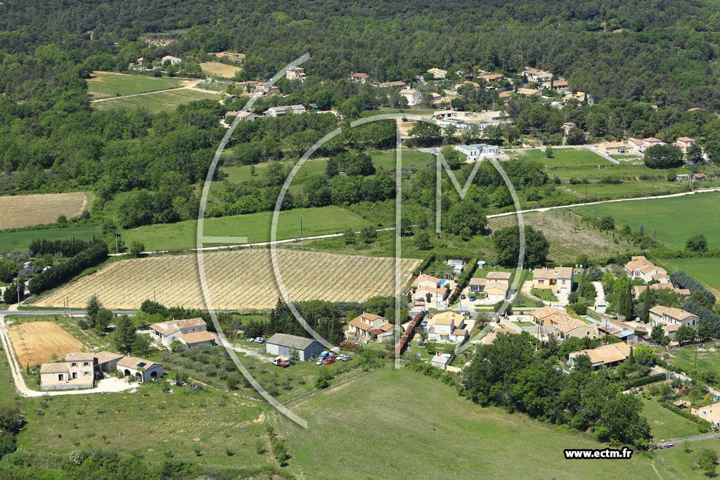Photo arienne de Saint-Gnies-de-Malgoirs