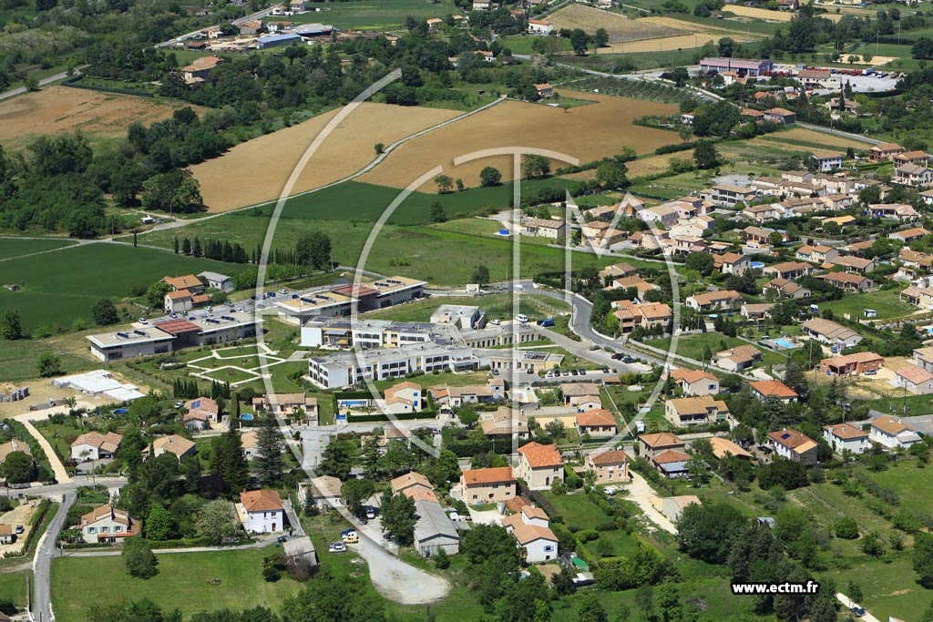 Photo arienne de Saint-Hilaire-de-Brethmas