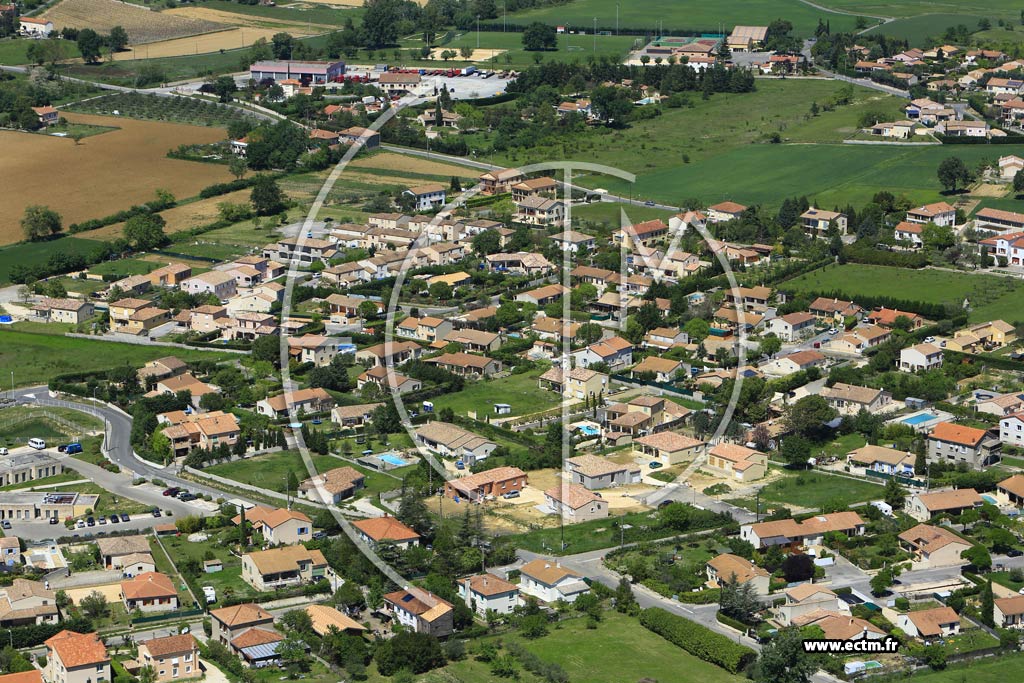Photo arienne de Saint-Hilaire-de-Brethmas