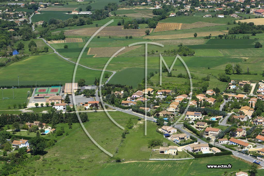 Photo arienne de Saint-Hilaire-de-Brethmas