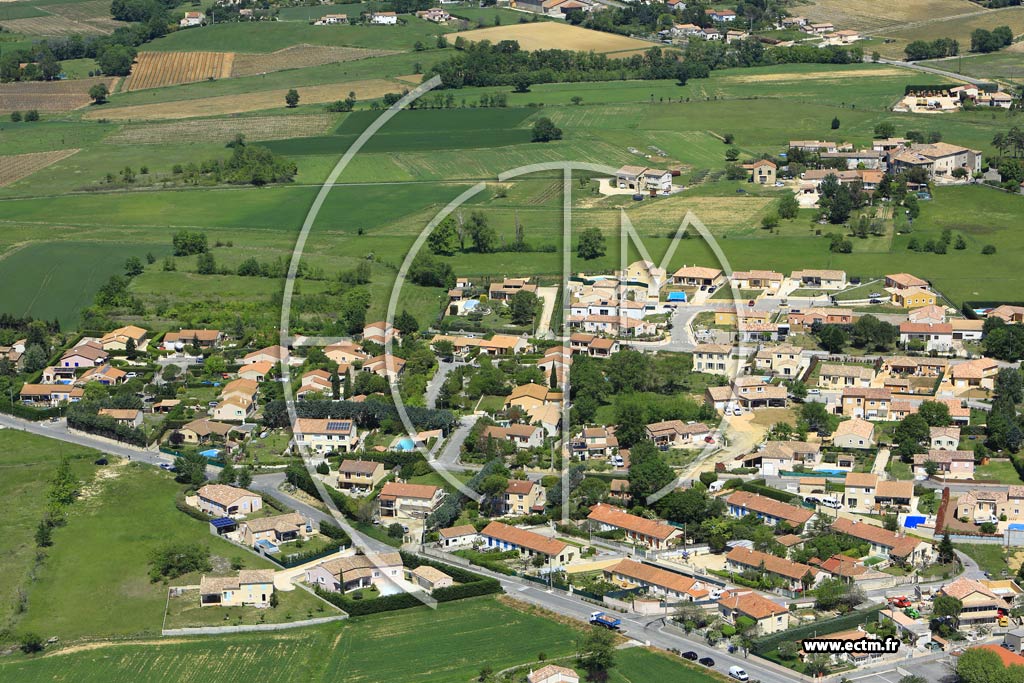 Photo arienne de Saint-Hilaire-de-Brethmas