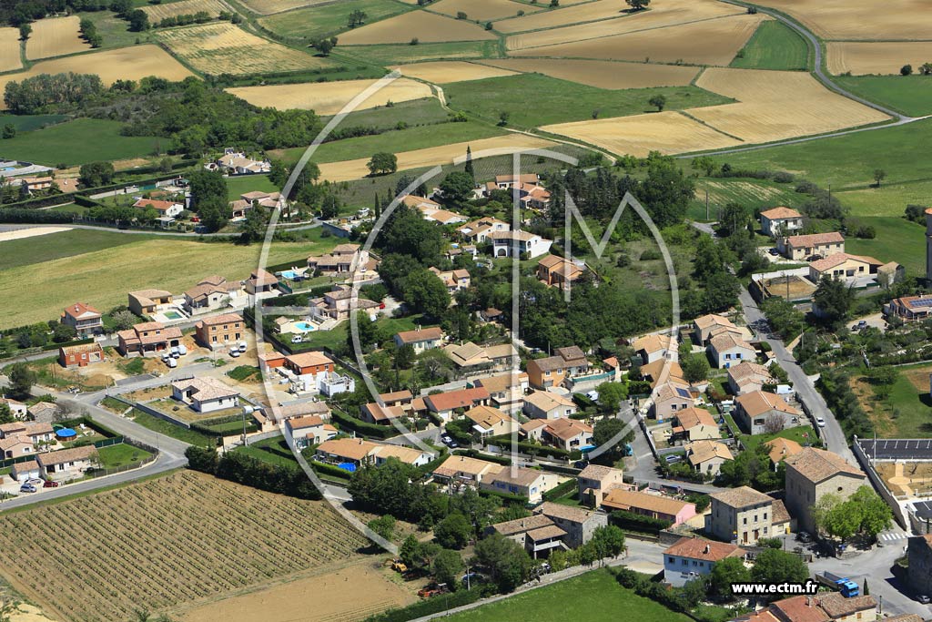 Photo arienne de Saint-Hilaire-de-Brethmas