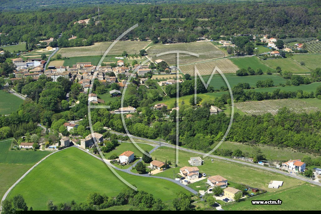 Photo arienne de Saint-Hippolyte-de-Caton