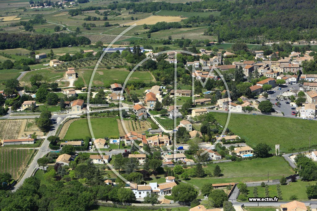 Photo arienne de Saint-Maurice-de-Cazevieille