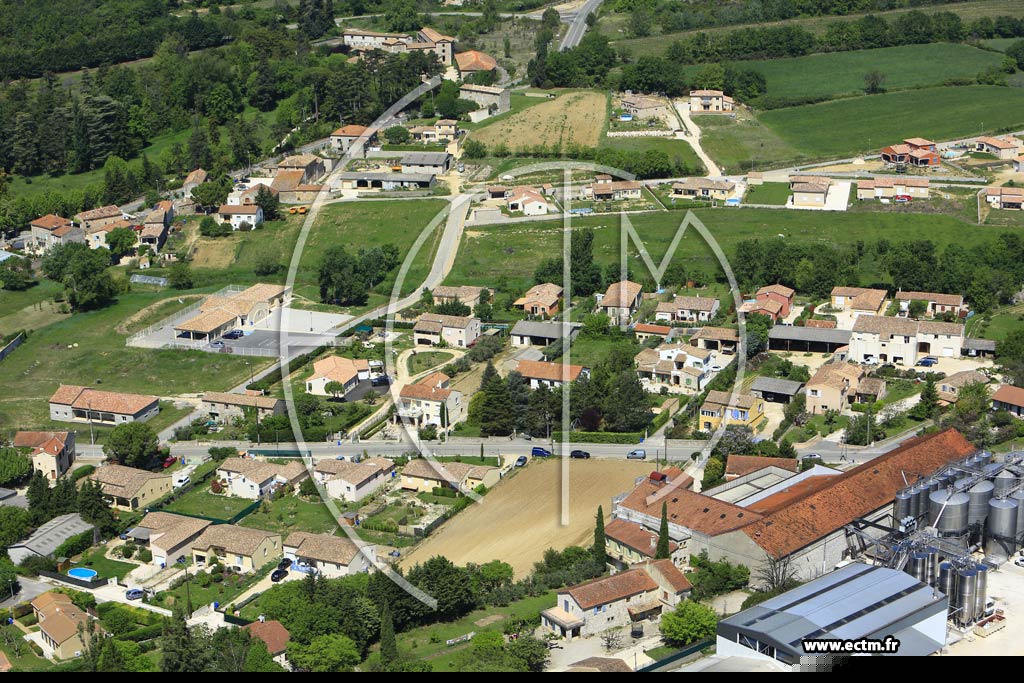 Photo arienne de Saint-Maurice-de-Cazevieille