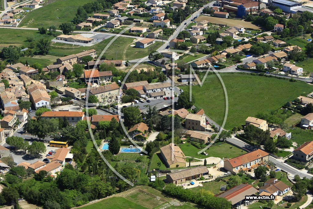 Photo arienne de Saint-Maurice-de-Cazevieille