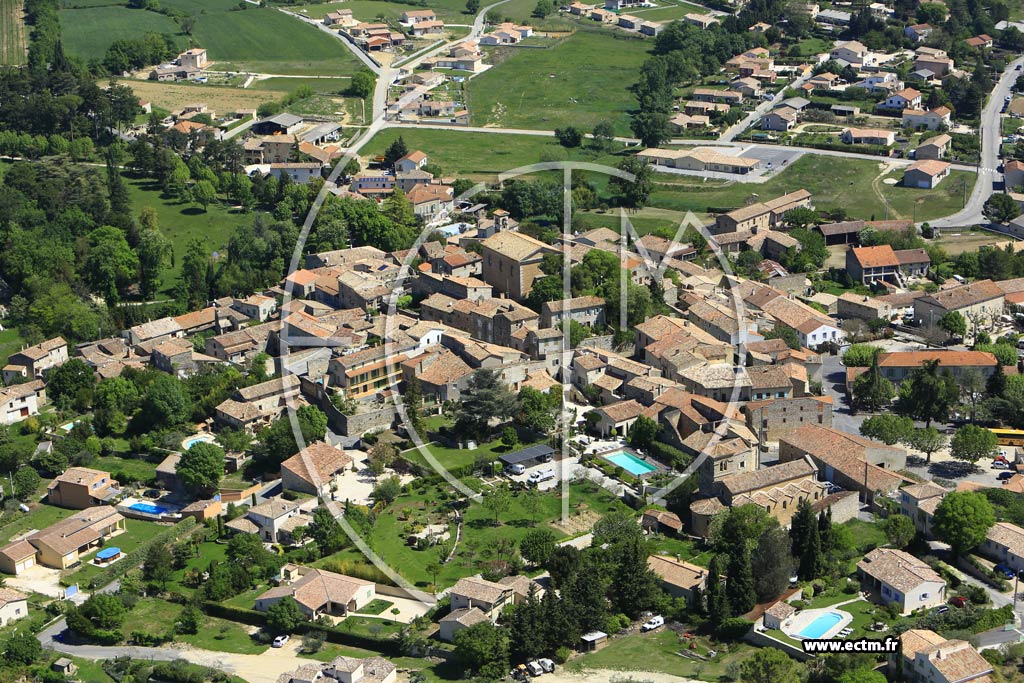 Photo arienne de Saint-Maurice-de-Cazevieille