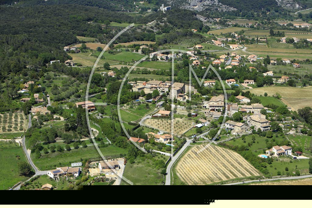 Photo arienne de Tornac (Bouzne)