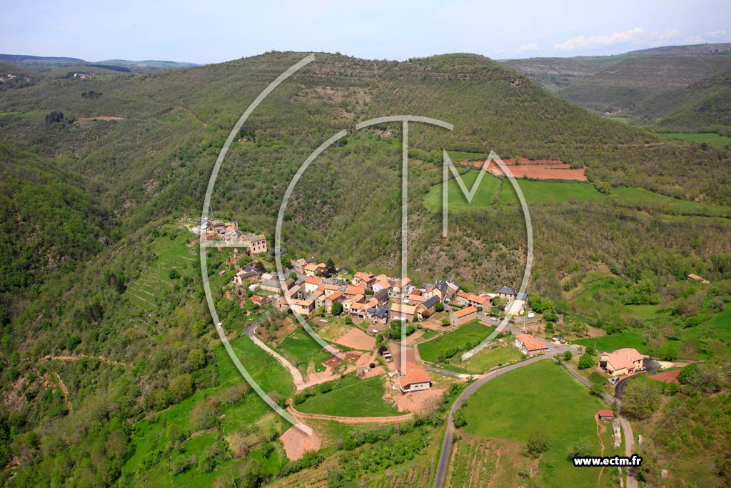 Photo arienne de Castelnau-Pgayrols (Castelmus)