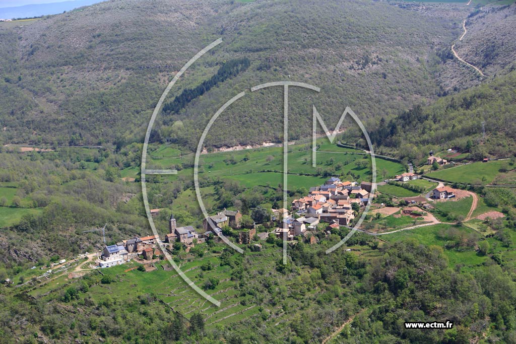 Photo arienne de Castelnau-Pgayrols (Castelmus)