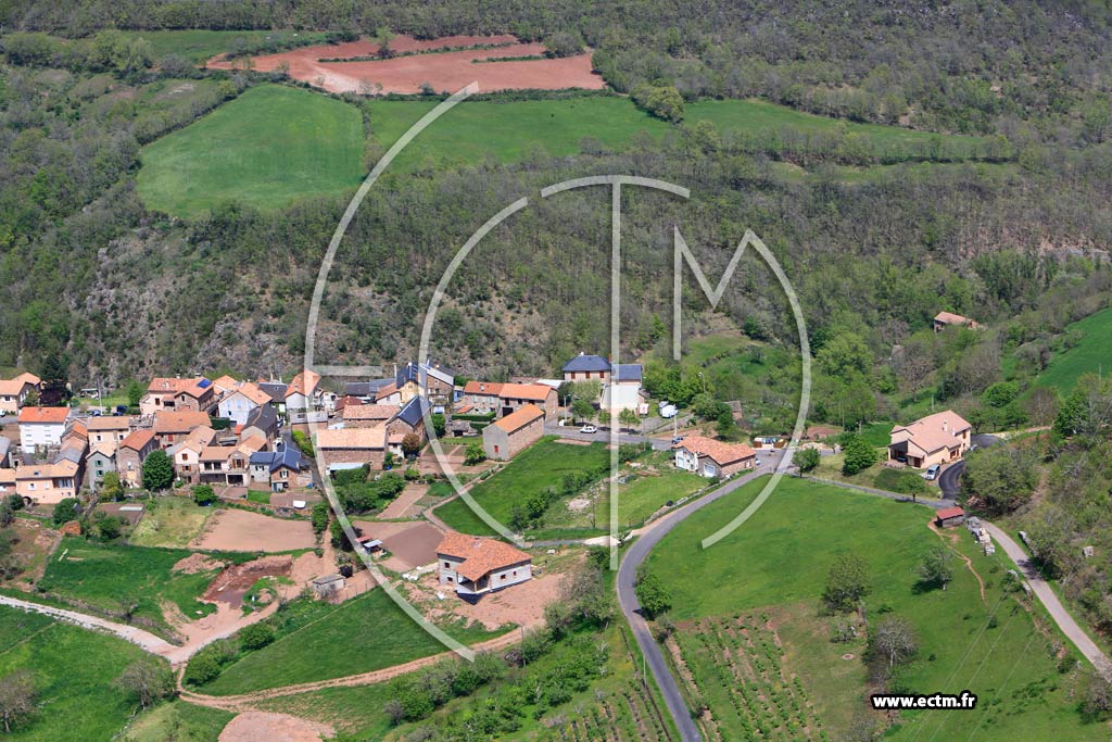 Photo arienne de Castelnau-Pgayrols (Castelmus)