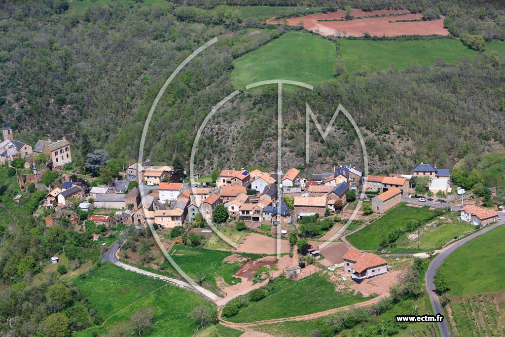 Photo arienne de Castelnau-Pgayrols (Castelmus)
