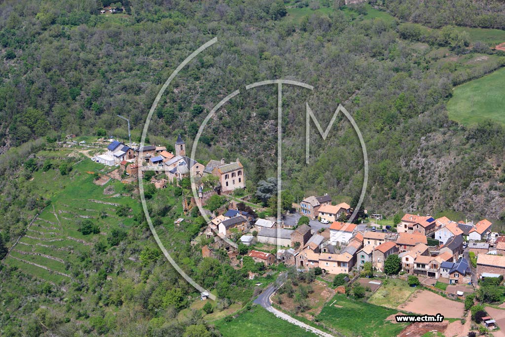 Photo arienne de Castelnau-Pgayrols (Castelmus)