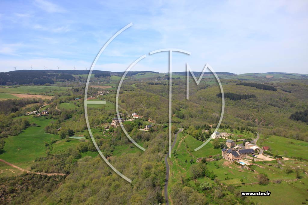Photo arienne de Castelnau-Pgayrols (Rouviaguet)