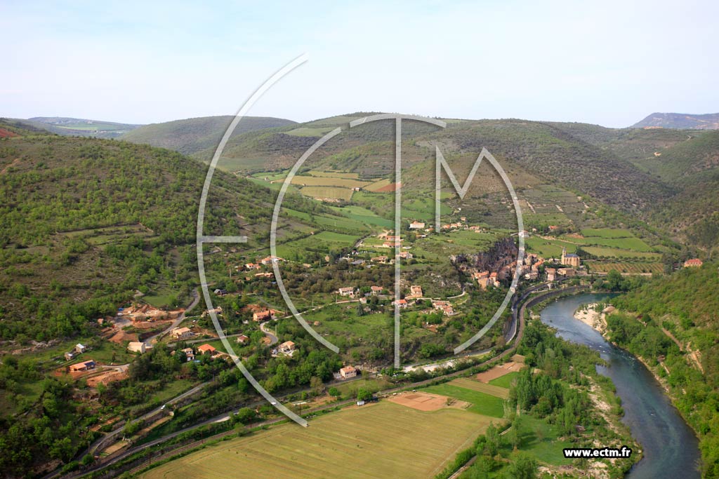 Photo arienne de Comprgnac (Peyre)