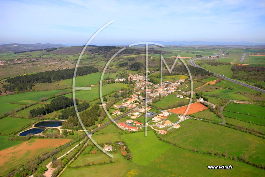 Photo arienne de L'Hospitalet-du-Larzac