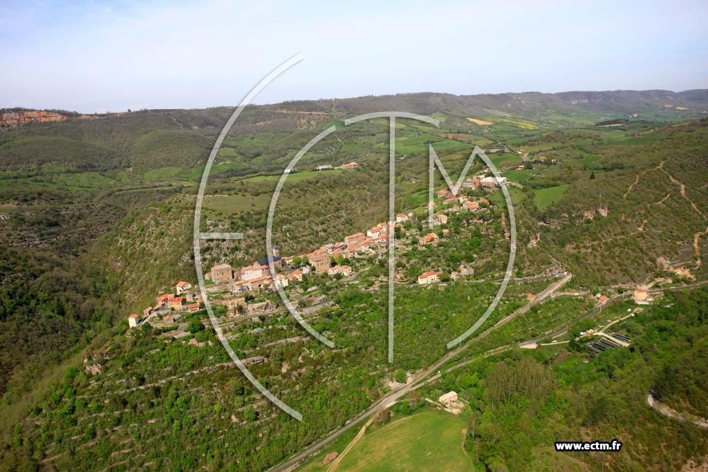 Photo arienne de La Bastide-Pradines