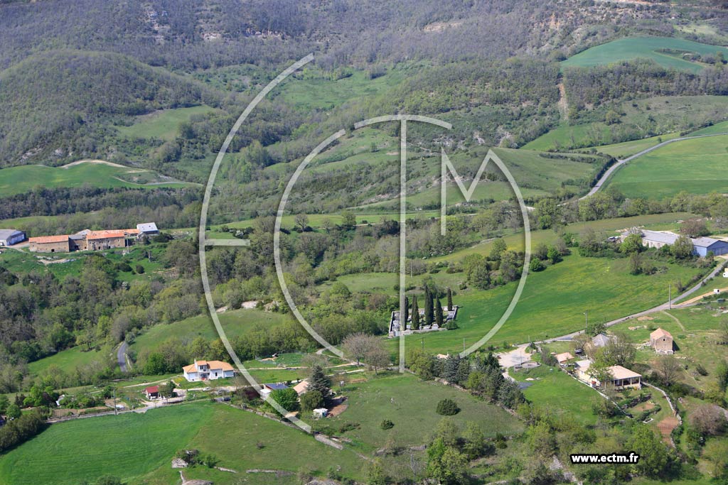 Photo arienne de La Bastide-Pradines