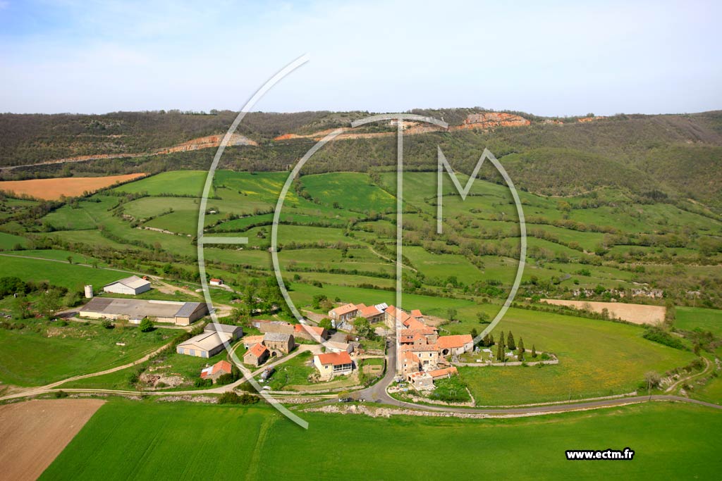 Photo arienne de La Bastide-Pradines (Saint Pierre de Gourgeas)