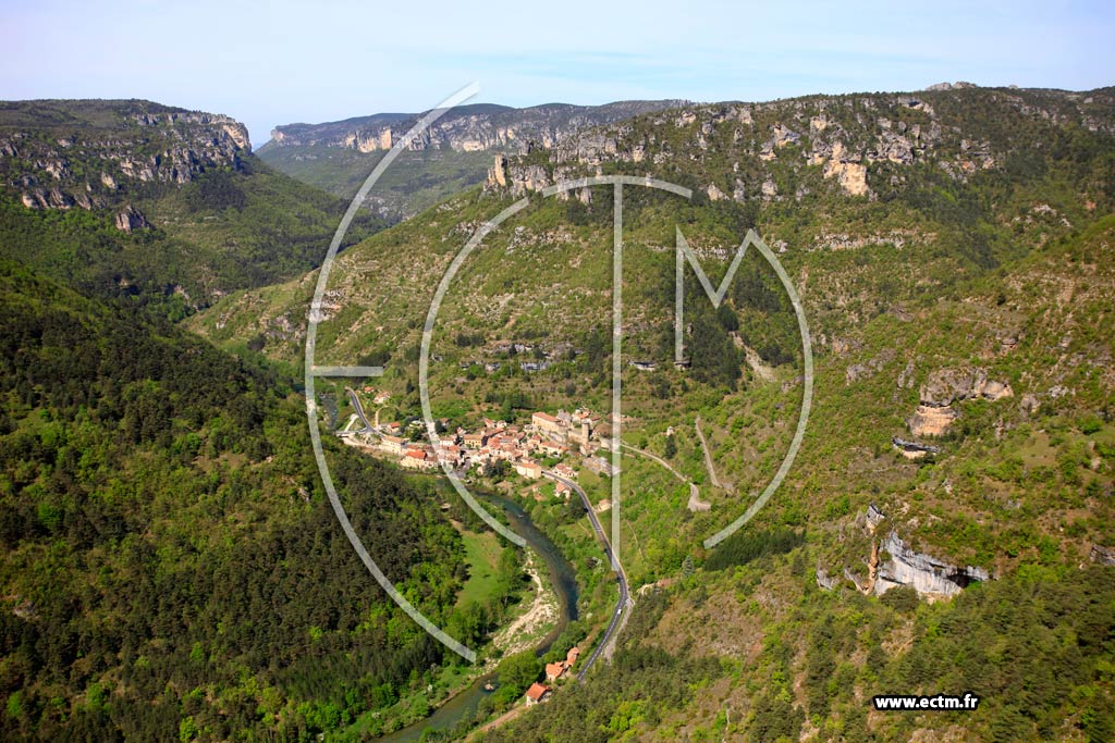 Photo arienne de La Roque-Sainte-Marguerite