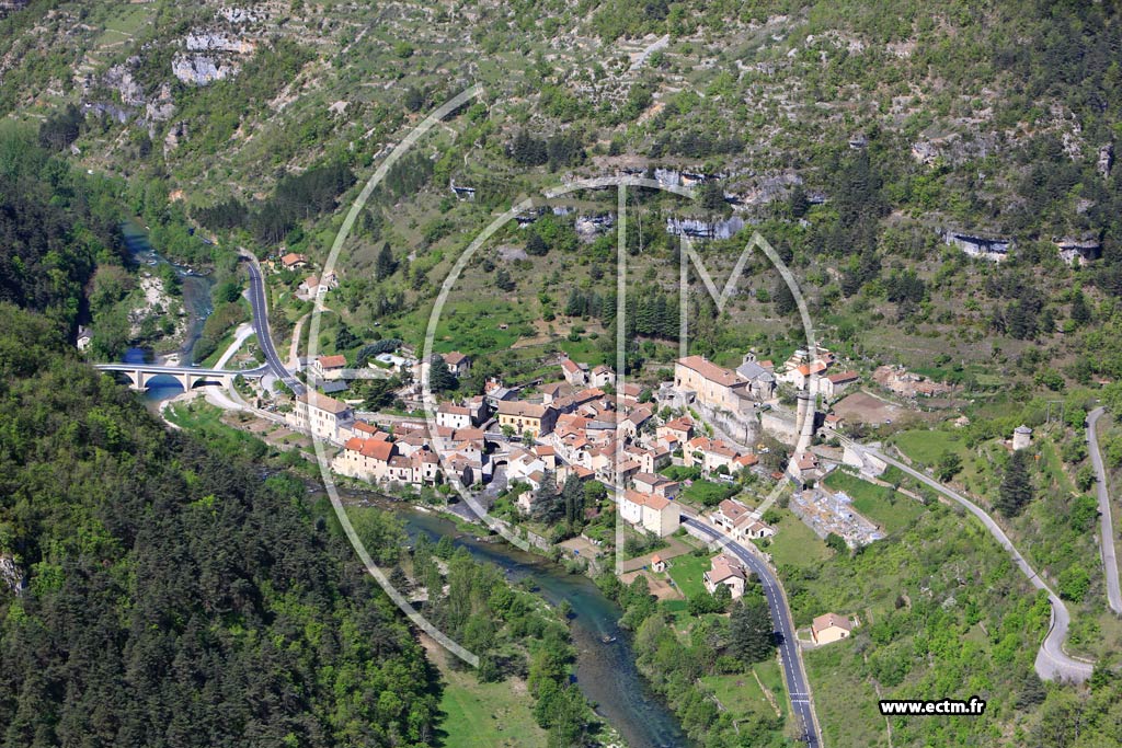 Photo arienne de La Roque-Sainte-Marguerite