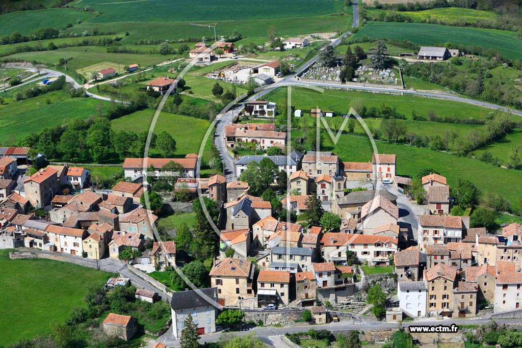 Photo arienne de Lapanouse-de-Cernon
