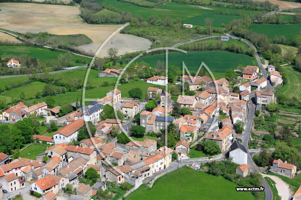 Photo arienne de Lapanouse-de-Cernon