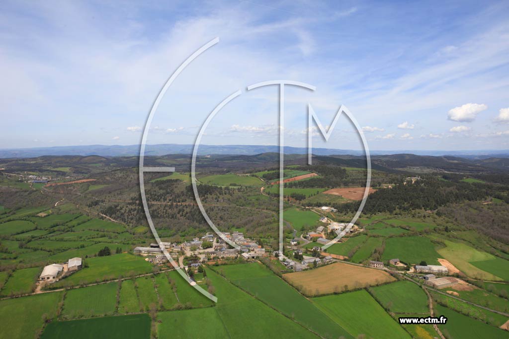Photo arienne de Le Recoux (Le Tensonnieu)