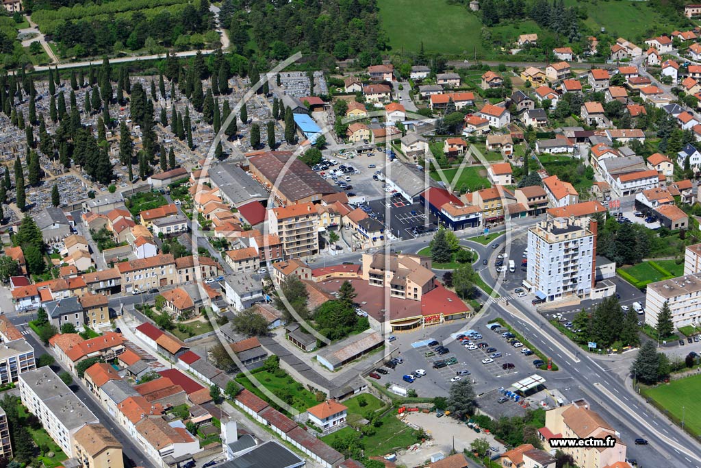 Photo arienne de Millau