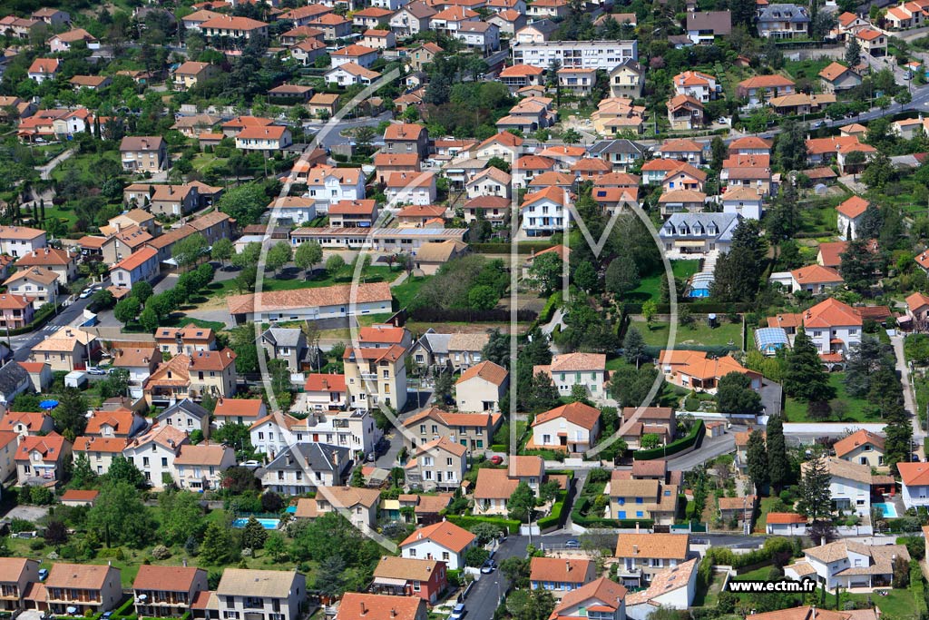 Photo arienne de Millau