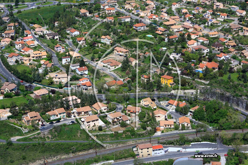Photo arienne de Millau