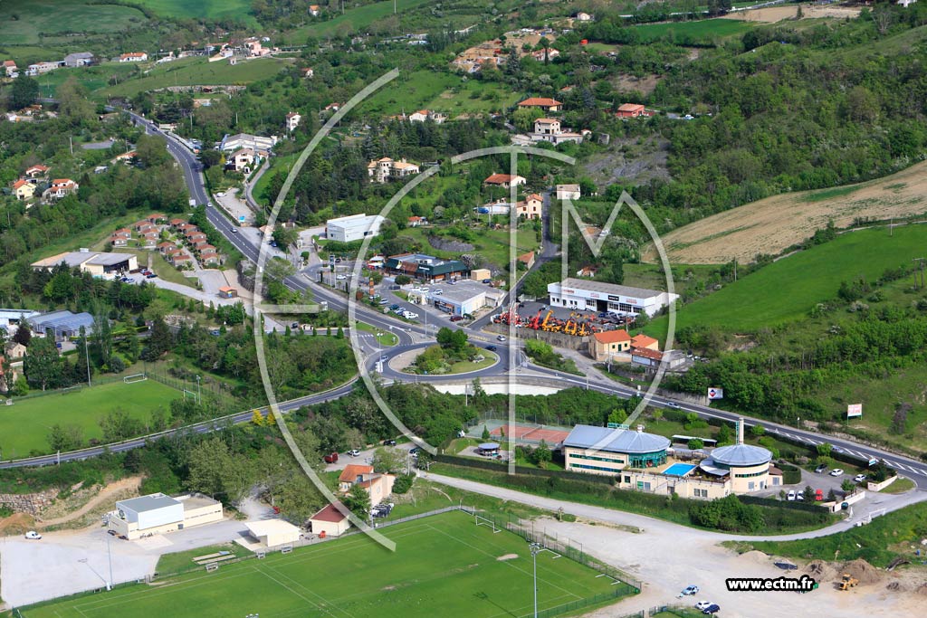 Photo arienne de Millau