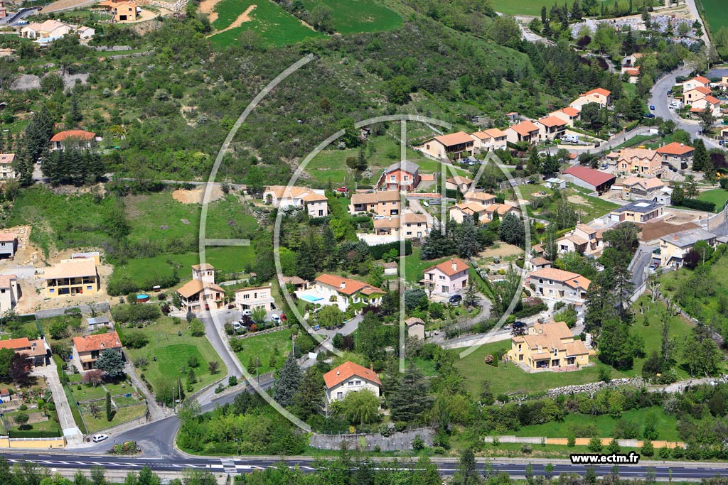 Photo arienne de Millau (Bellugues)