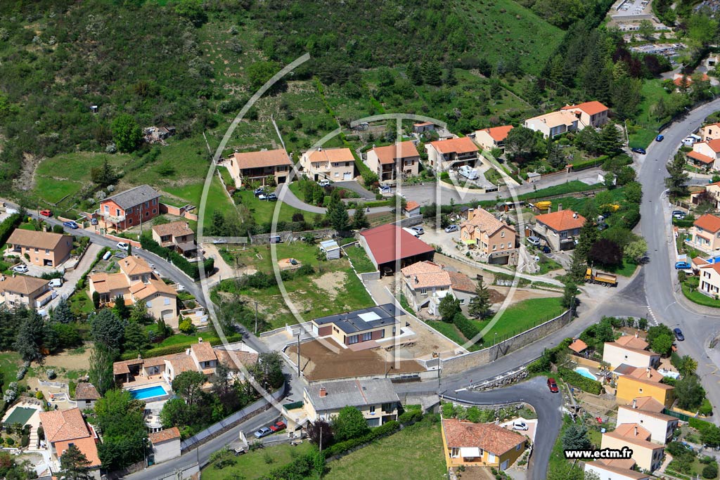 Photo arienne de Millau (Bellugues)